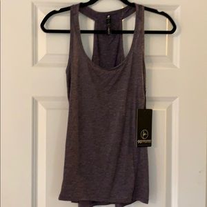 Workout Tank Top Purple with ministripes 90 Degree